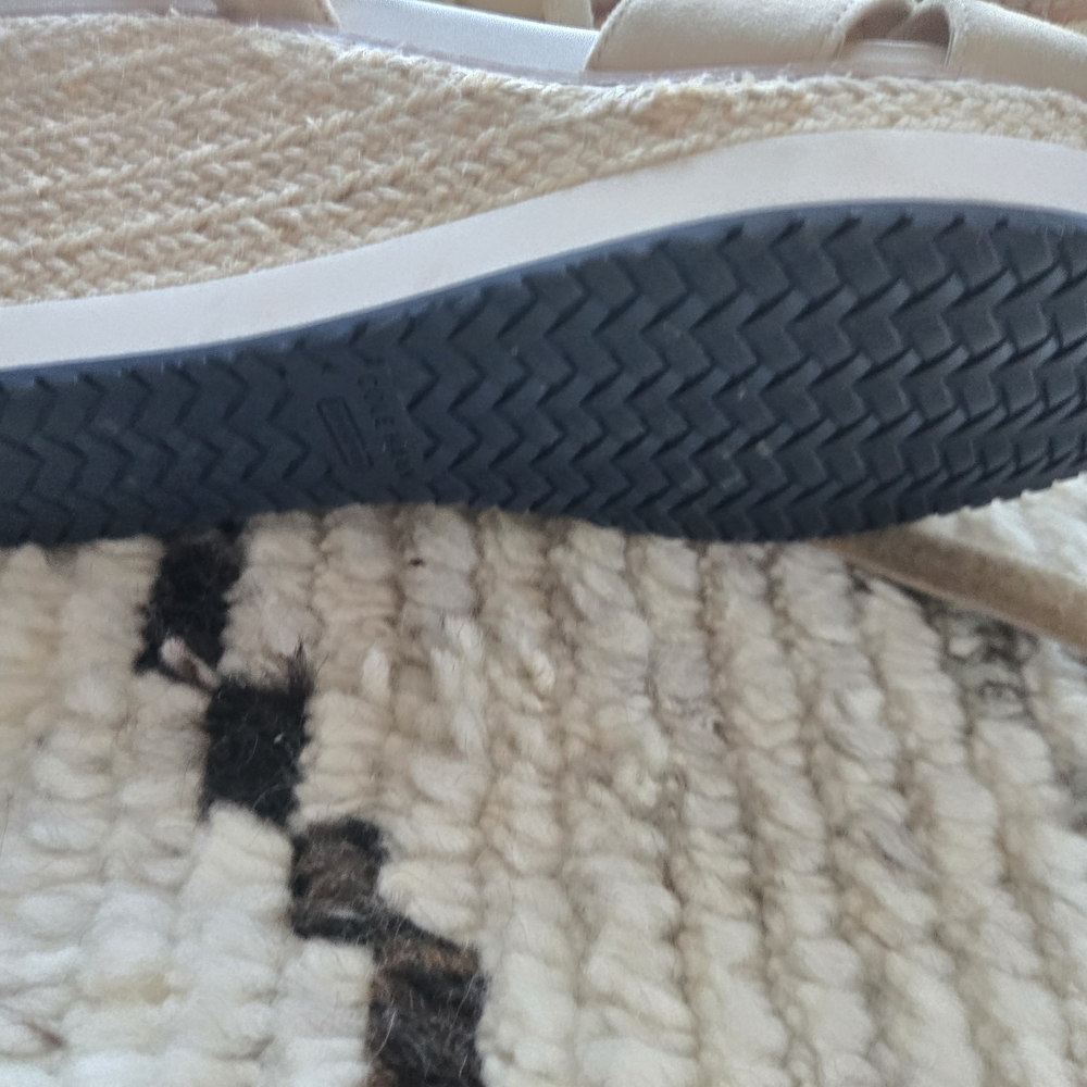Cole Haan Cream Wedge Sandals - Picture 3 of 5